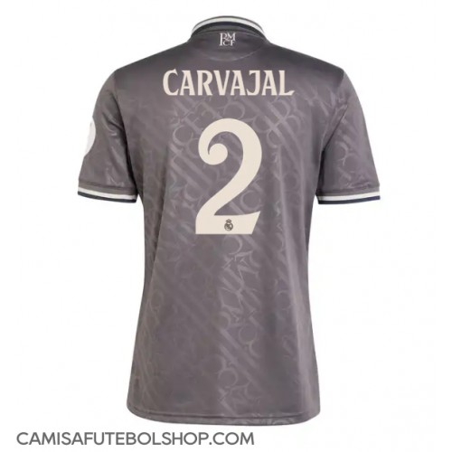 Camisa de time de futebol Real Madrid Daniel Carvajal #2 Replicas 3º Equipamento 2024-25 Manga Curta